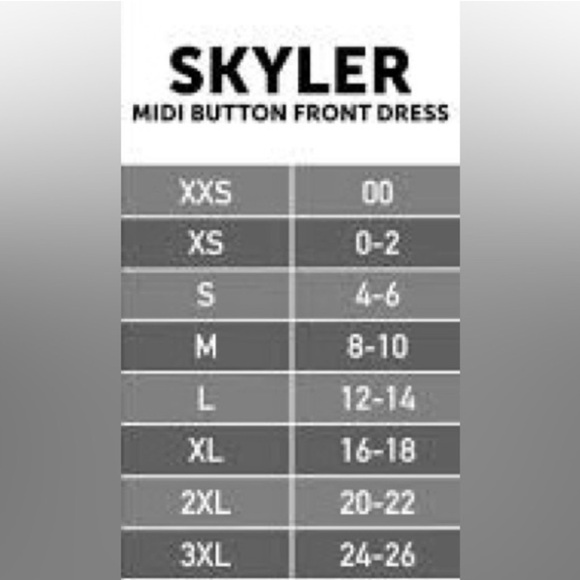 NWT - LuLaRoe Skyler Midi Button Front Dress - Picture 7 of 7